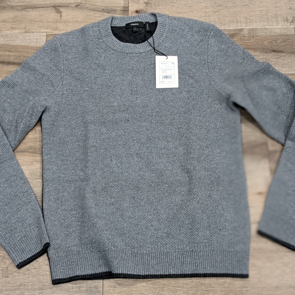 Men's THEORY "Winlo B Crimdon" Wool/Cashmere Sweater